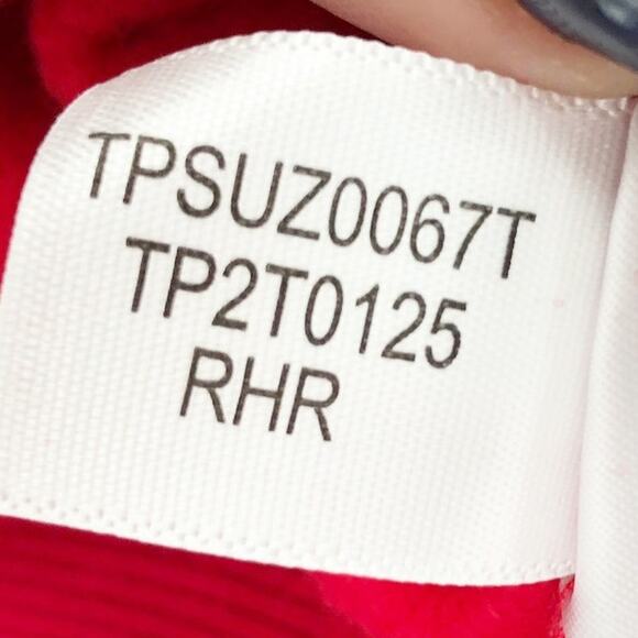 TOMMY HILFIGER SPORT Women's Logo Hoodie XL Red Sweatshirt Pullover NWT - Picture 12 of 12